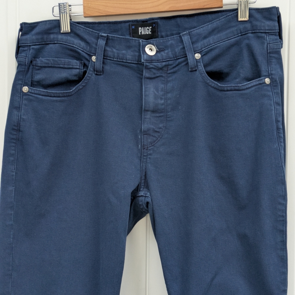 PAIGE Men's Federal Cotton Blue Jeans